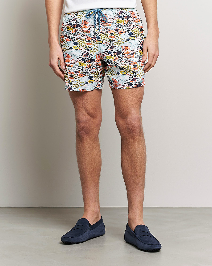 Homme | Maillots De Bain | Vilebrequin | Mahina Swimshorts Blanc