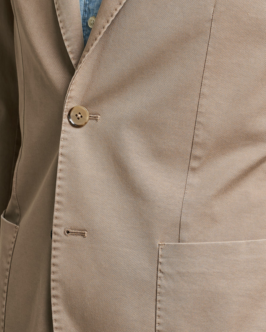Homme | Blazers | L.B.M. 1911 | Jack Regular Fit Cotton Stretch Blazer Taupe
