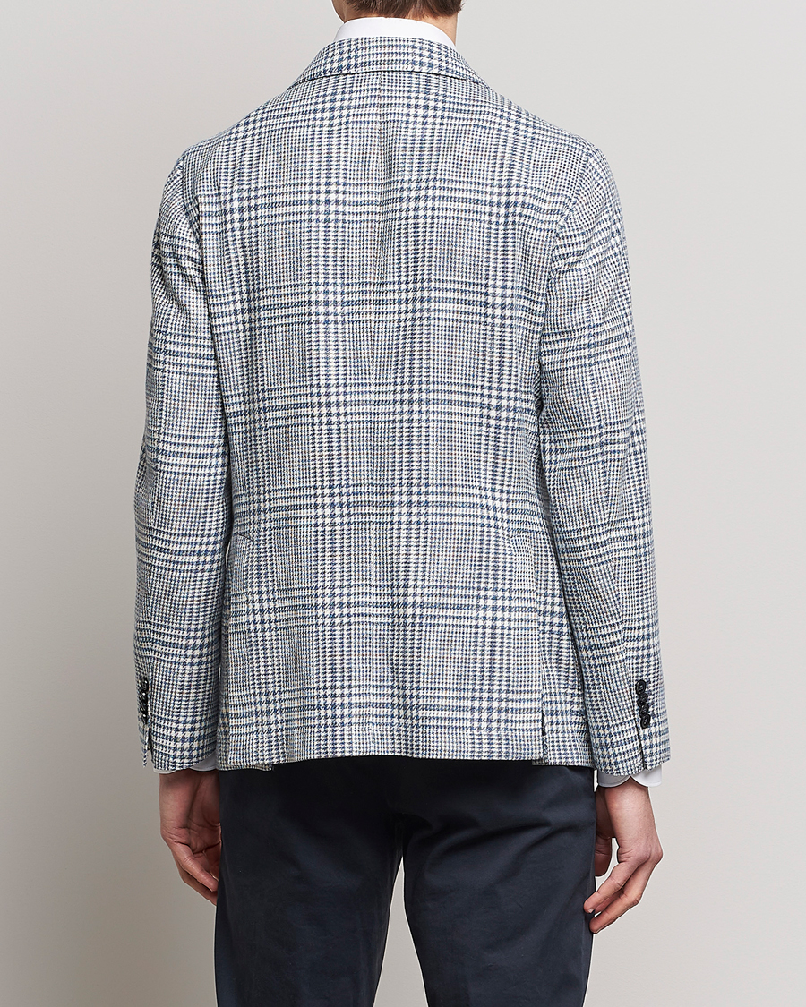 Homme | Blazers | L.B.M. 1911 | Jack Regular Fit Houndstooth Checked Blazer Blue