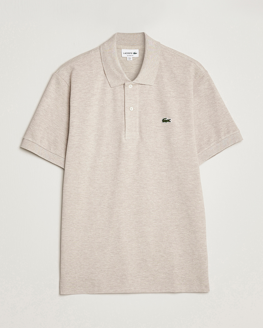 Heren | Polo's | Lacoste | Original Melange Polo Piké Heather Wicker