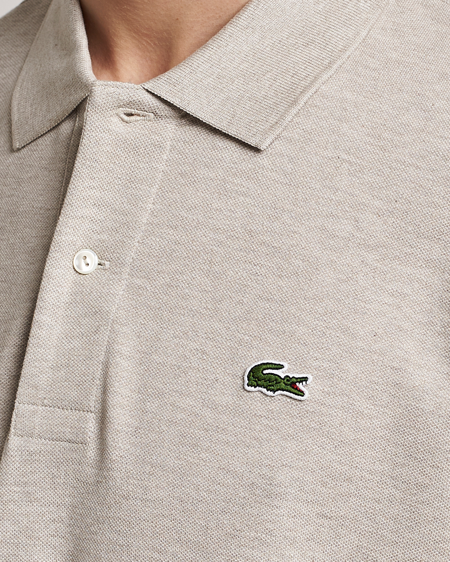 Heren | Polo's | Lacoste | Original Melange Polo Piké Heather Wicker