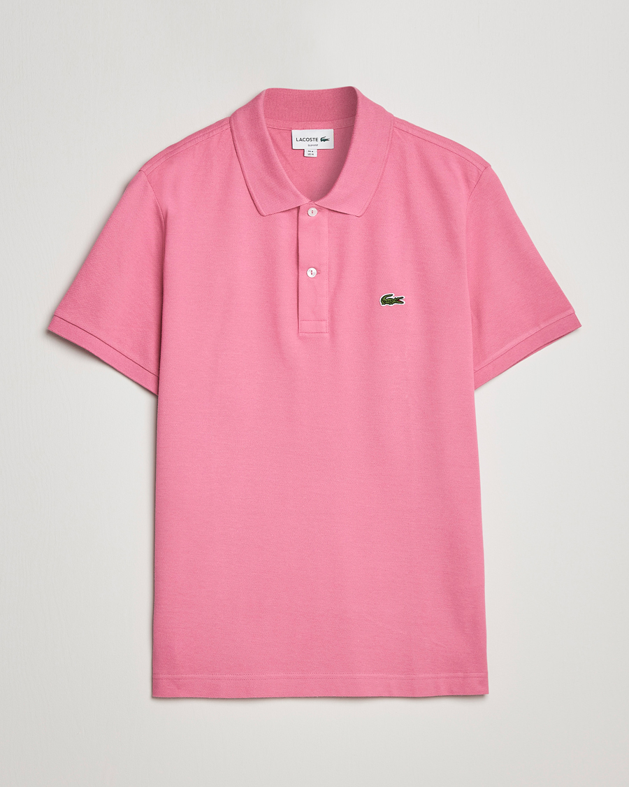 Homme | Polos | Lacoste | Slim Fit Polo Piké Reseda Pink