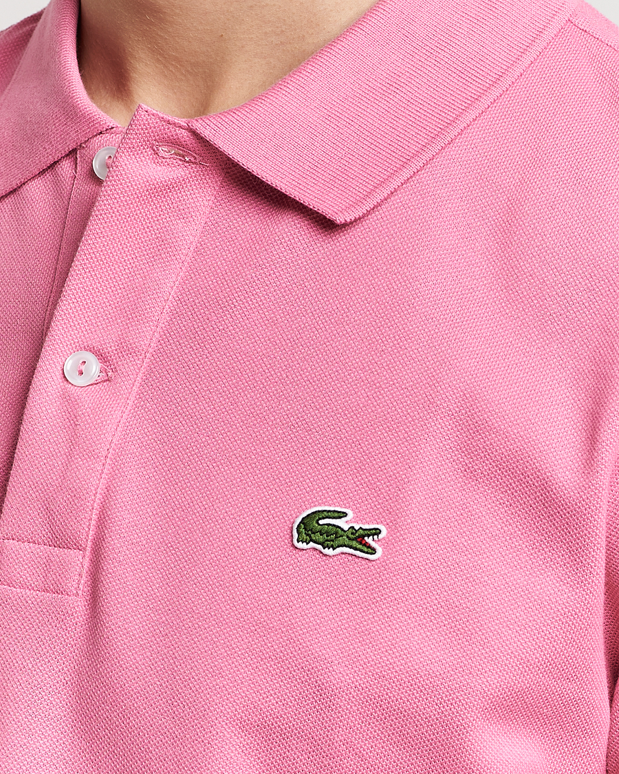 Homme | Polos | Lacoste | Slim Fit Polo Piké Reseda Pink