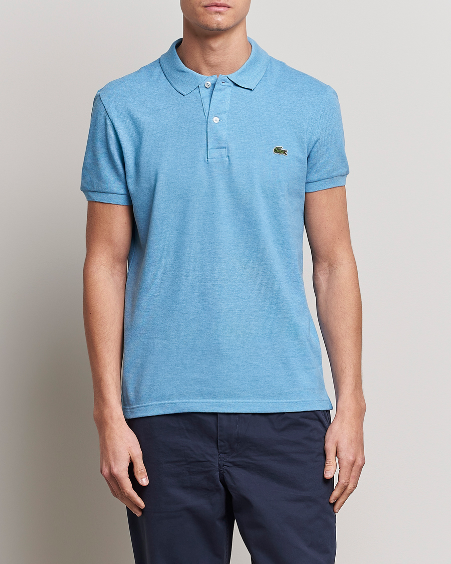 Homme | Polos | Lacoste | Slim Fit Polo Piké Heather Thermal