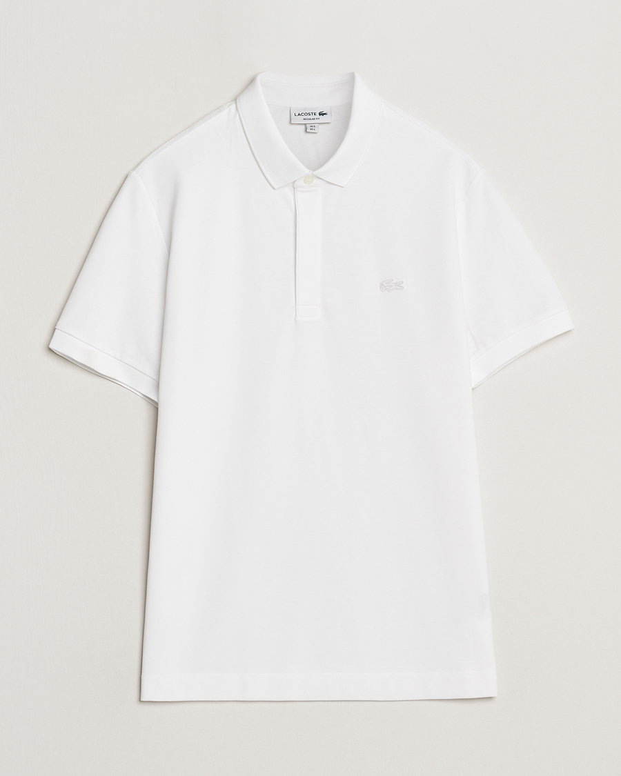 Heren | Polo's | Lacoste | Paris Polo Piké White