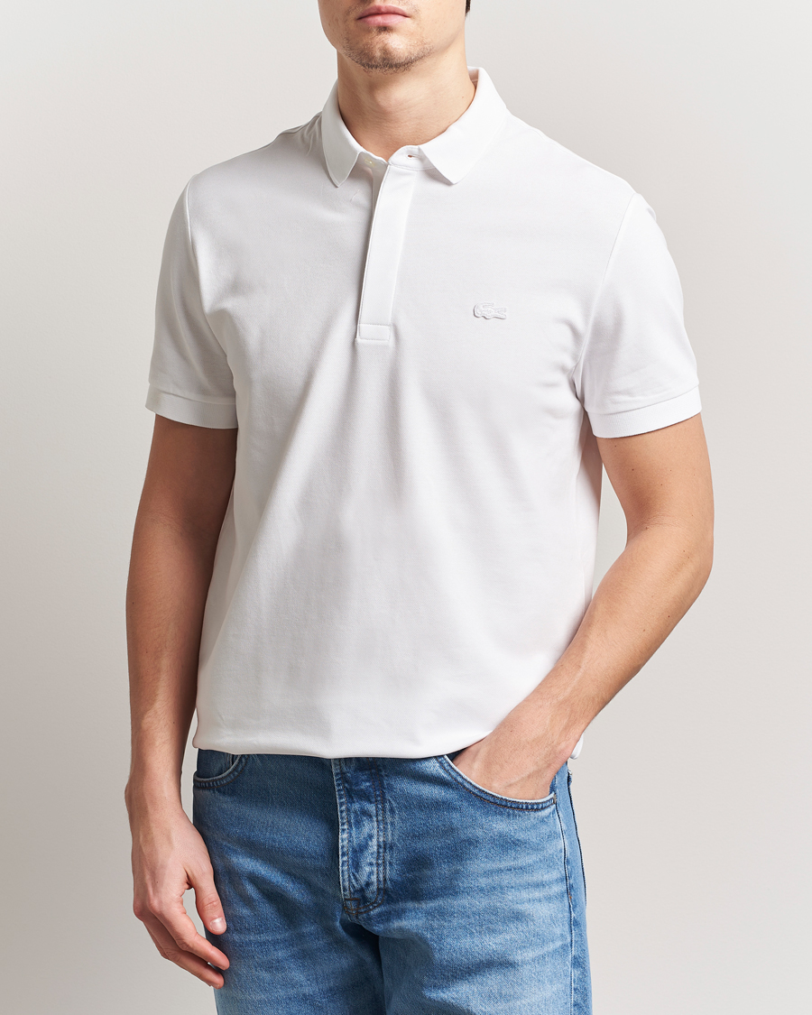 Heren | Polo's | Lacoste | Paris Polo Piké White