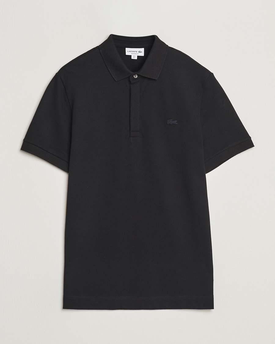Heren | Polo's | Lacoste | Paris Polo Piké Black