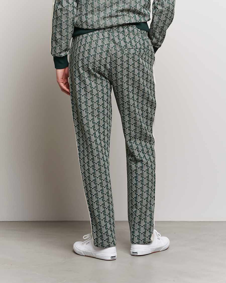 Homme | Pantalons | Lacoste | Monogram Trackpant Green/Wood Shaving