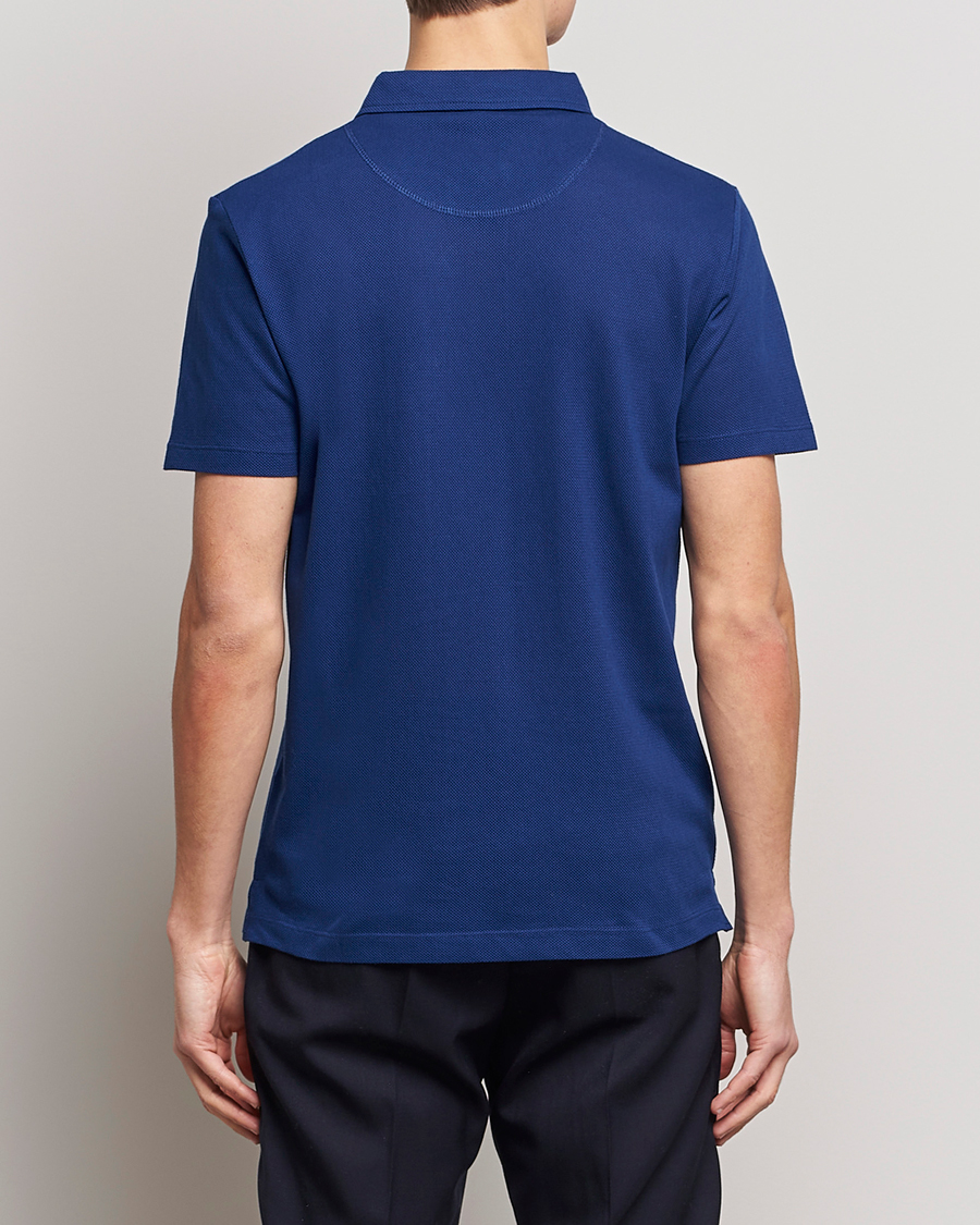 Homme | Polos | Sunspel | Riviera Polo Shirt Space Blue