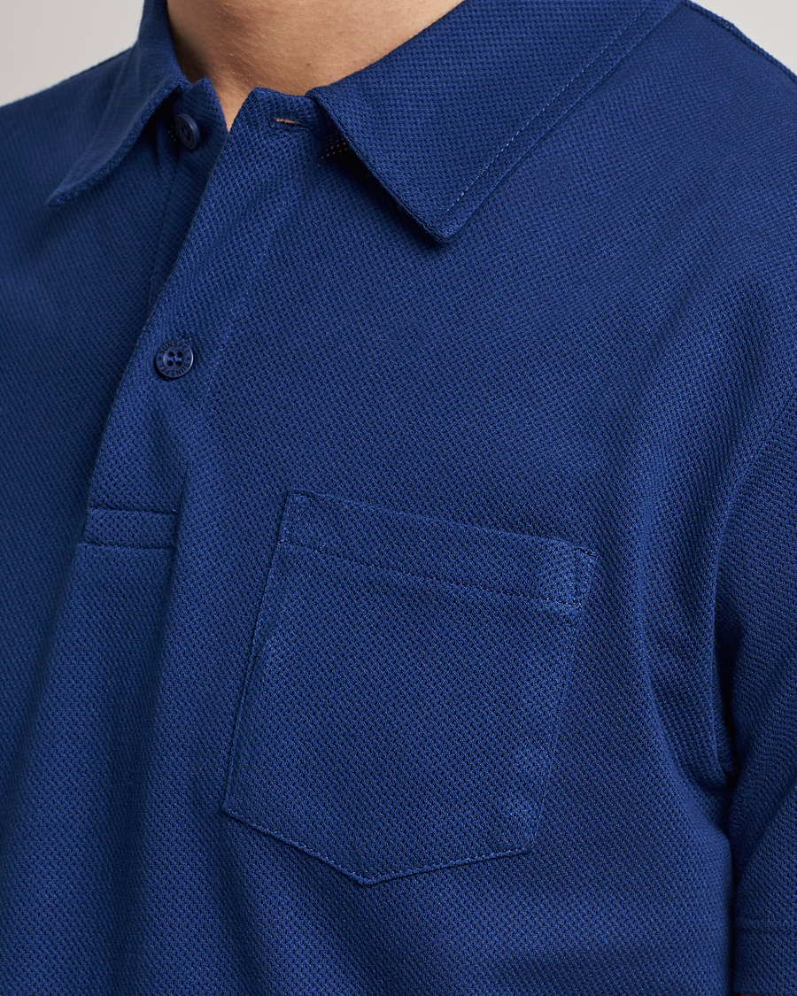 Homme | Polos | Sunspel | Riviera Polo Shirt Space Blue