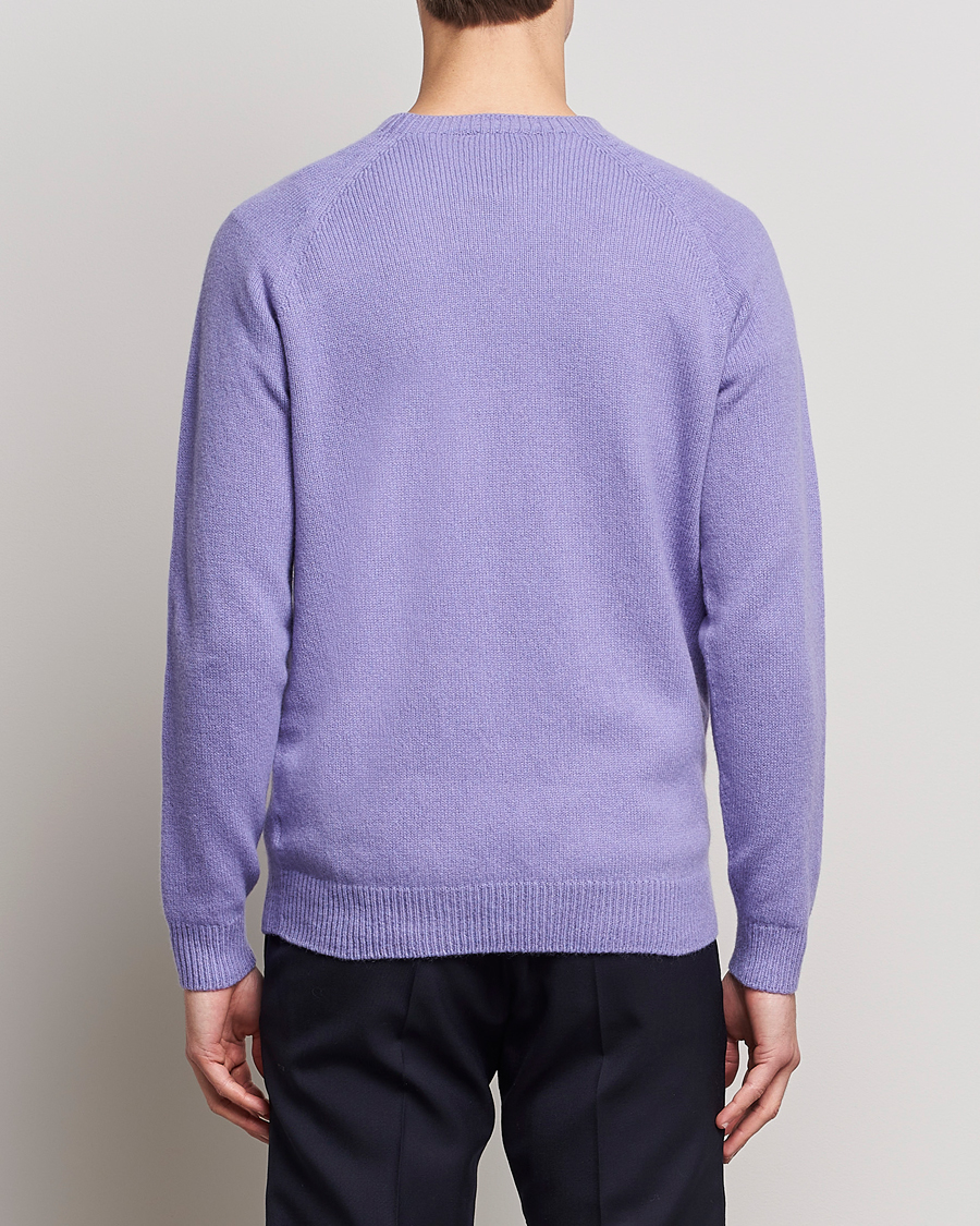 Heren | Truien | Sunspel | Lambswool Crewneck Heather