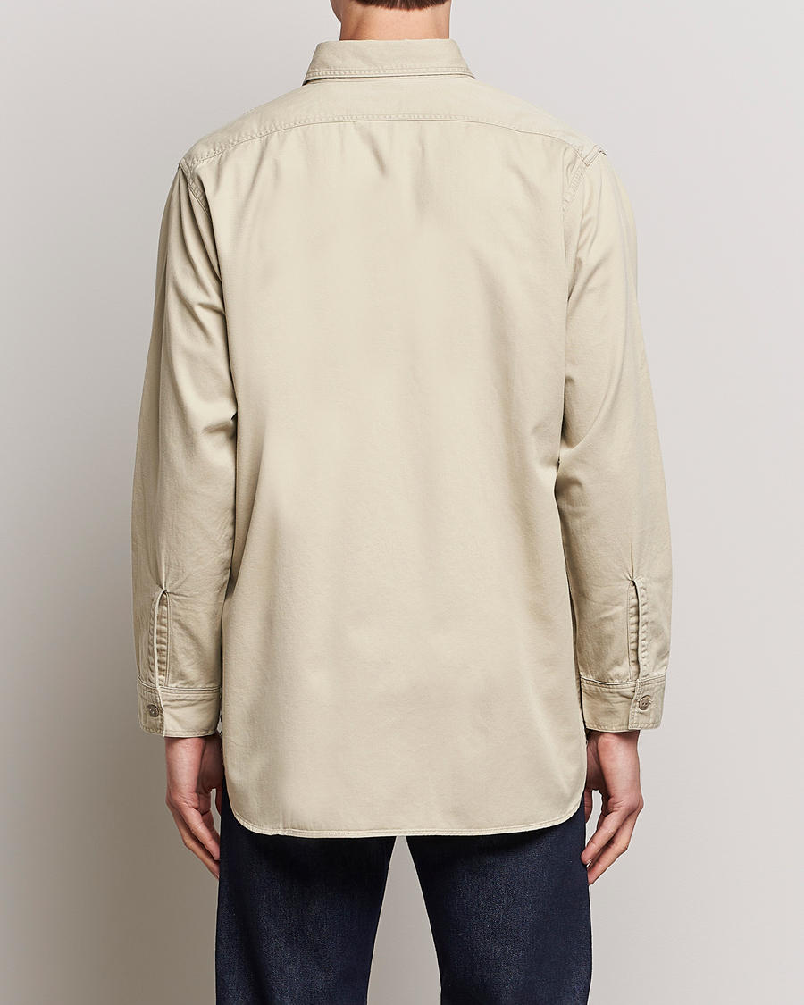 Homme | Chemises | orSlow | Double Pocket Utility Shirt Beige