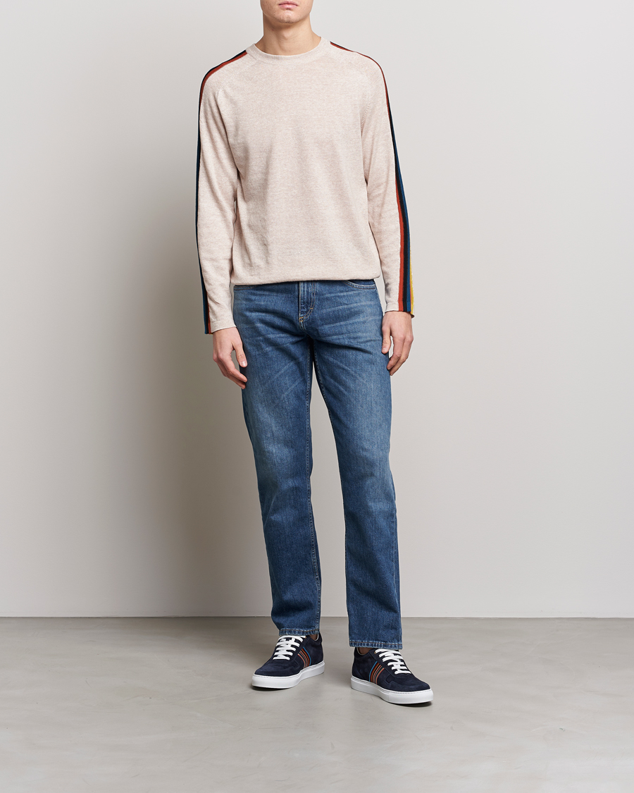 Heren | Truien | Paul Smith | Knitted Crew Neck White