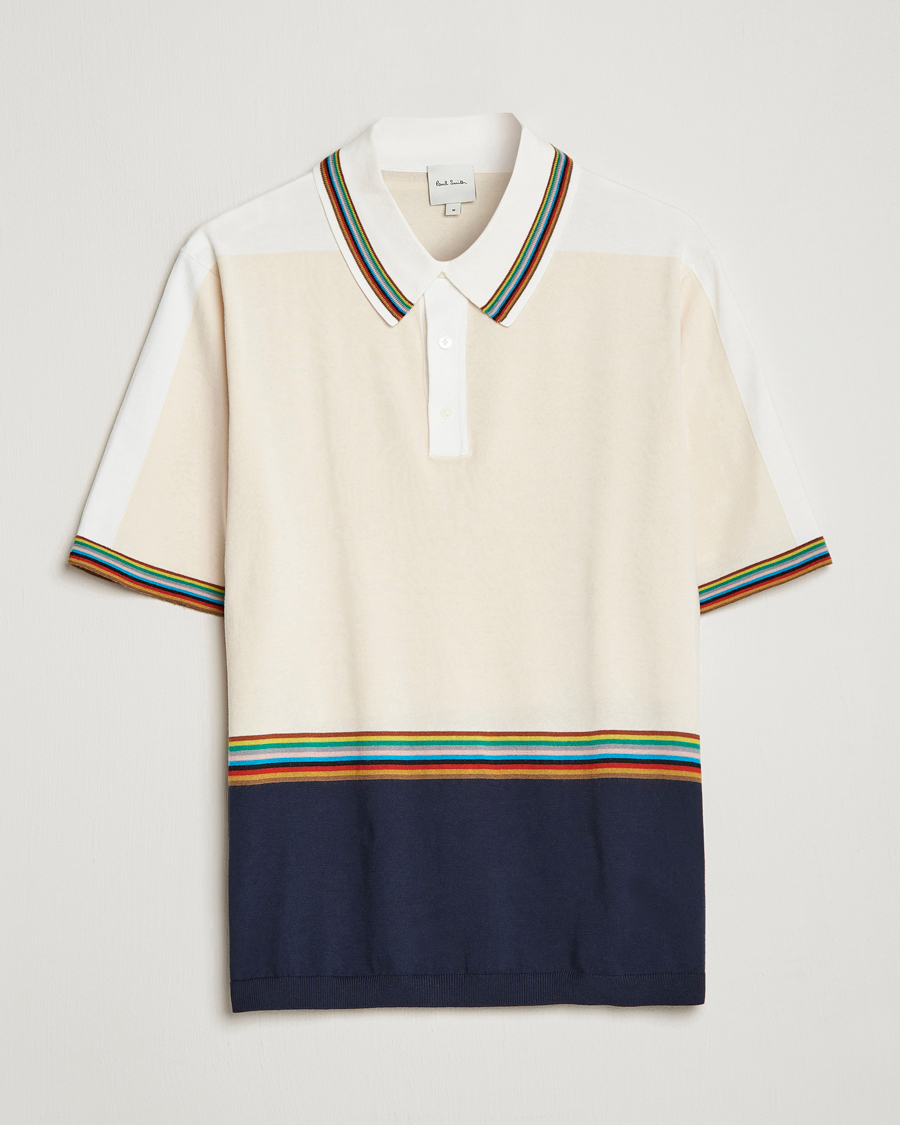Homme | Pulls Et Tricots | Paul Smith | Organic cotton Knitted Polo White