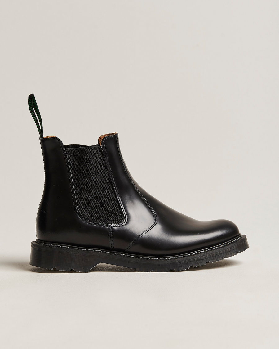 Heren | Laarzen | Solovair | Dealer Boot Black Shine