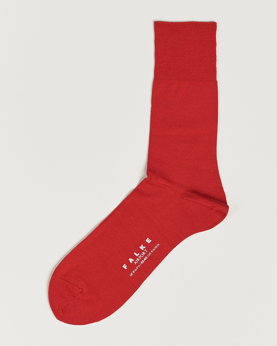 Heren | Ondergoed | Falke | Airport Socks Scarlet