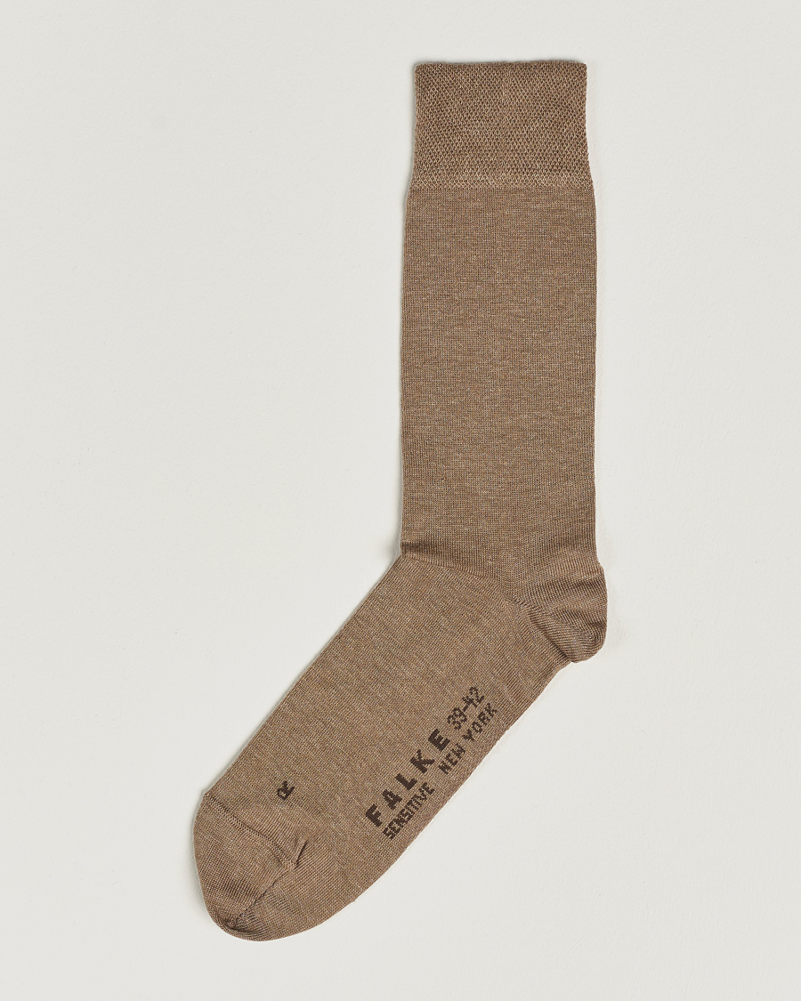 Heren | Ondergoed | Falke | Sensitive New York Lyocell Socks Nuthmeg Mel