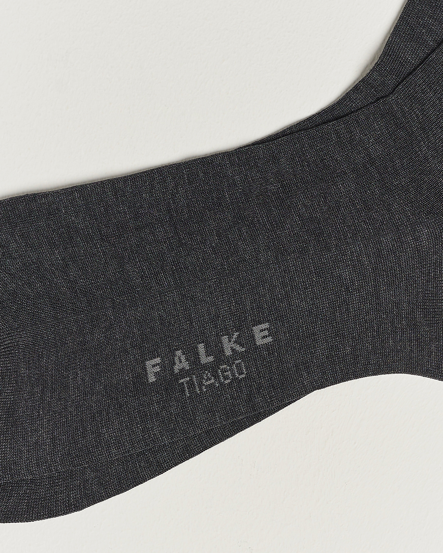 Heren | Ondergoed | Falke | Tiago Socks Antrachite Melange