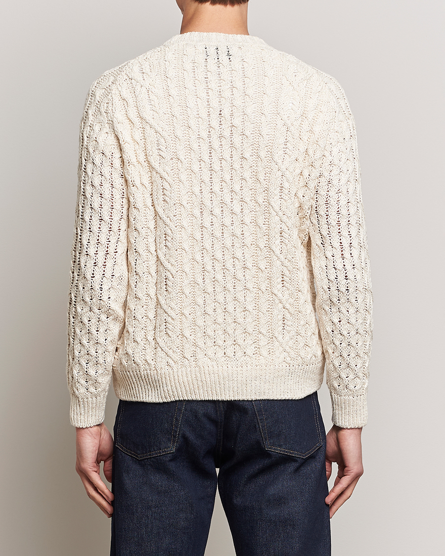 Homme | Pulls Et Tricots | Peregrine | Linen Arran Jumper Cream