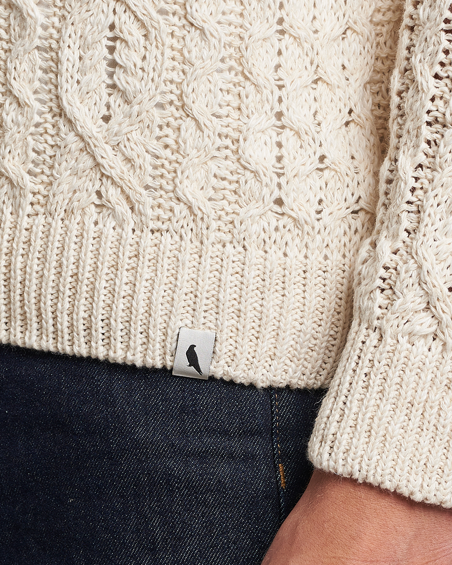 Homme | Pulls Et Tricots | Peregrine | Linen Arran Jumper Cream