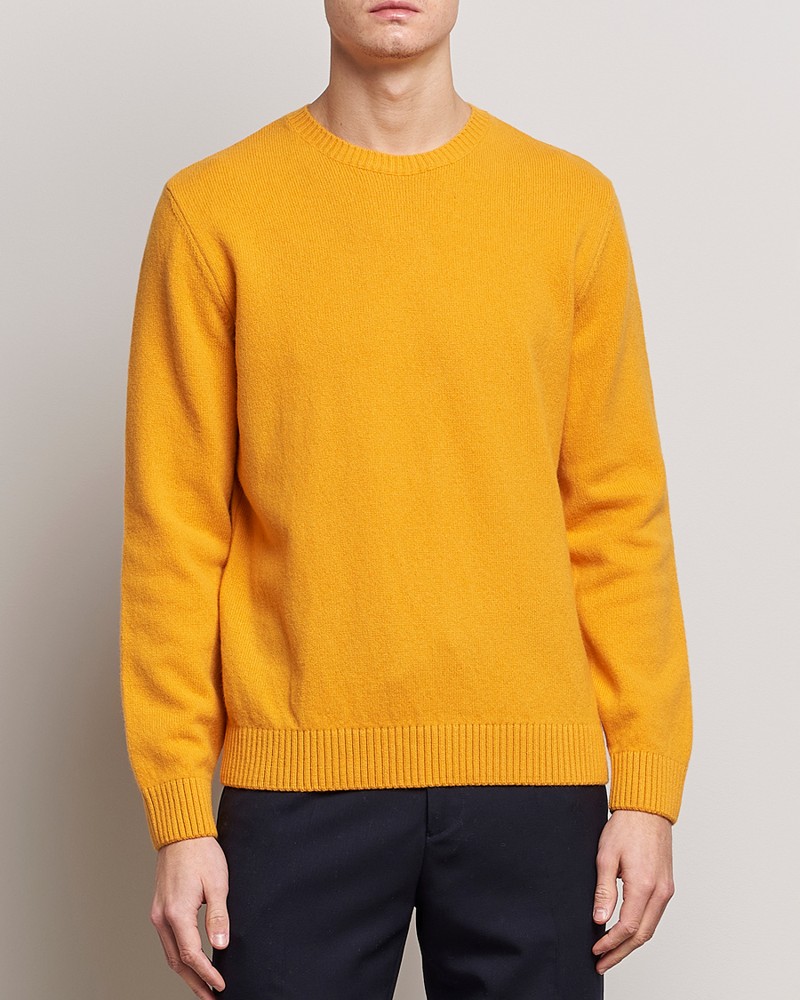 Homme | Pulls Et Tricots | Colorful Standard | Classic Merino Wool Crew Neck Burned Yellow