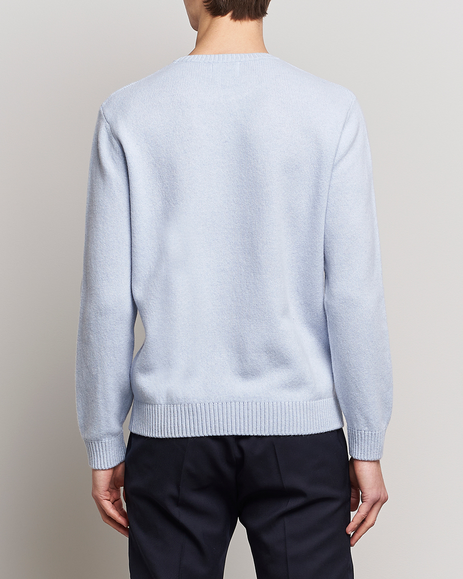 Heren | Truien | Colorful Standard | Classic Merino Wool Crew Neck Polar Blue