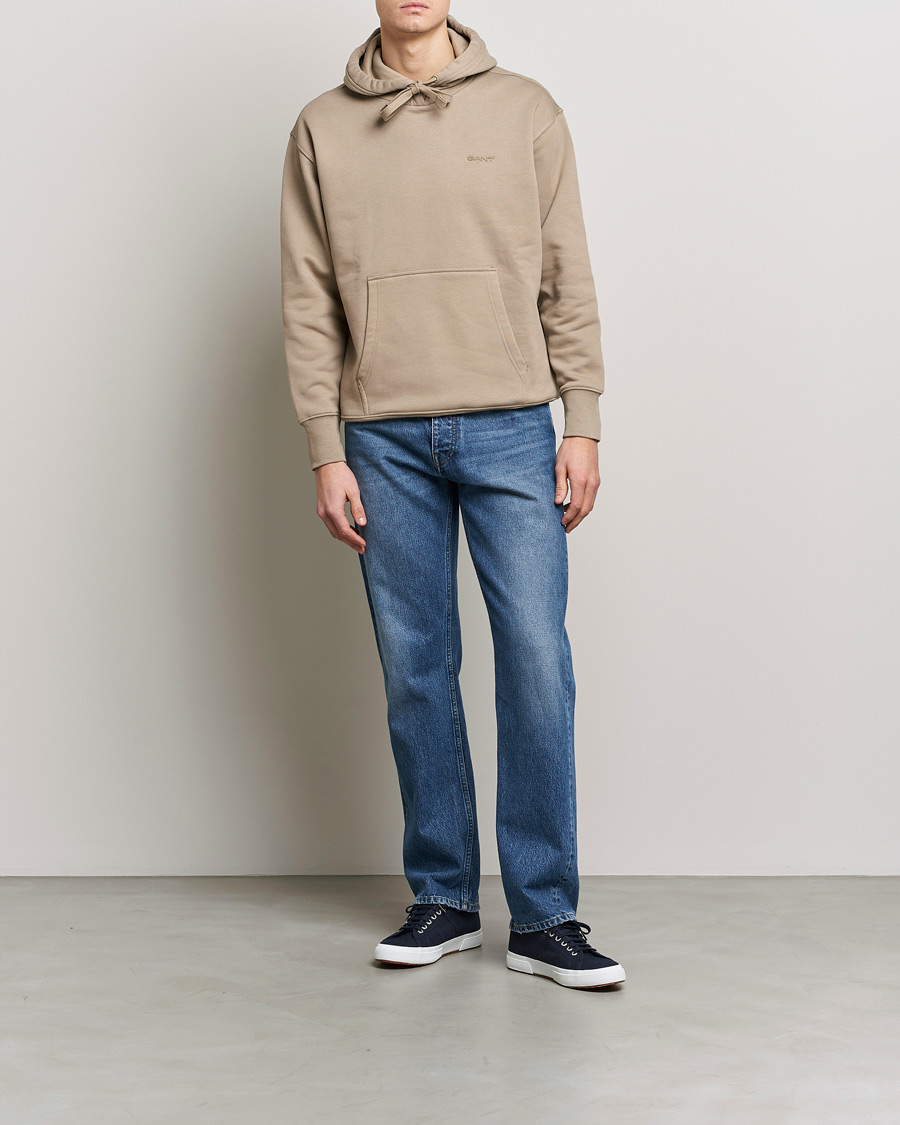 Homme | Pulls Et Tricots | GANT | Icon Hoodie Taupe Beige