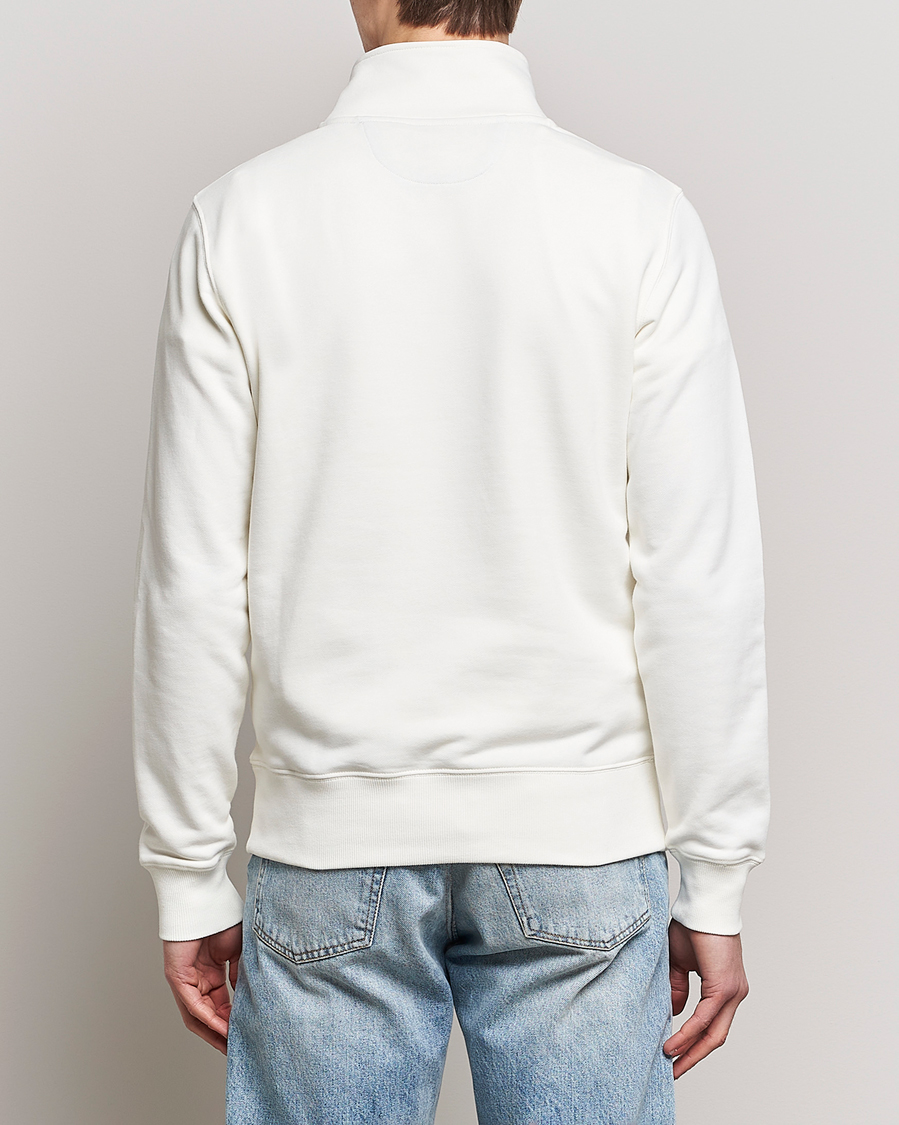 Heren | Truien | GANT | Original Shield Logo Half-Zip Eggshell