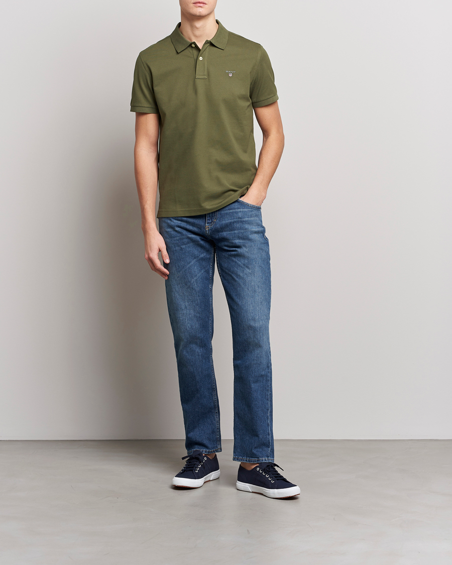 Heren | Polo's | GANT | The Original Polo Racing Green