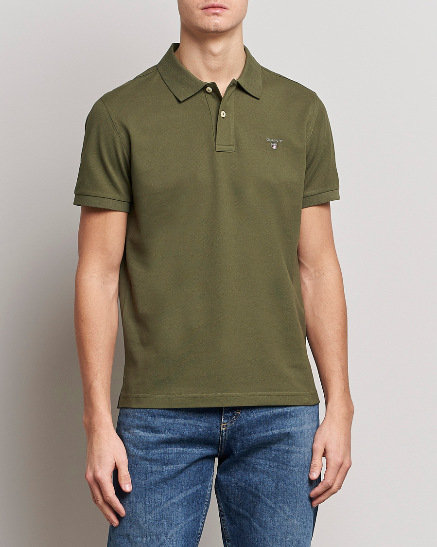 Heren | Polo's | GANT | The Original Polo Racing Green