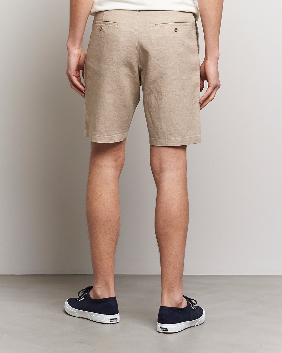 Homme | Shorts | GANT | Relaxed Linen Drawstring Shorts Concrete Beige