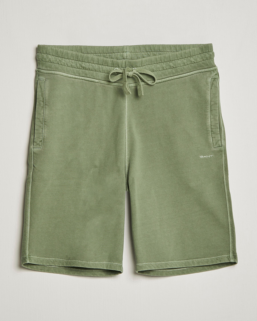Heren | Korte broek | GANT | Sunbleached Sweatshorts Calamata Green