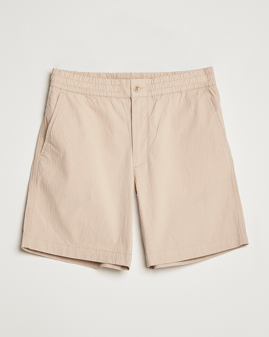 Heren | Korte broek | GANT | Seersucker Drawstring Shorts Dry Sand