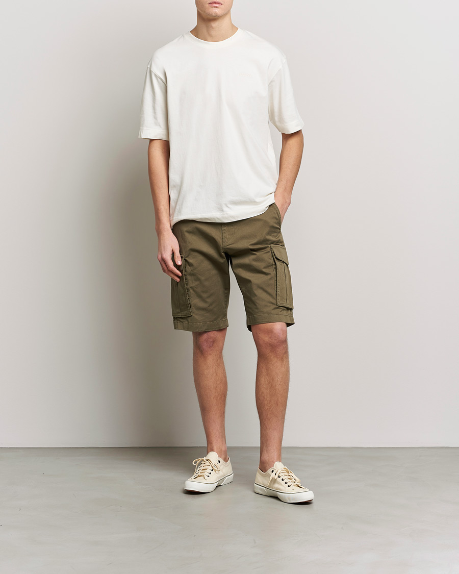 Heren | T-shirts | GANT | Icon Crew Neck T-Shirt Cream