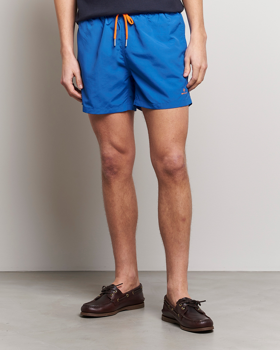 Homme | Maillots De Bain | Gant | Basic Swimshorts Nautical Blue