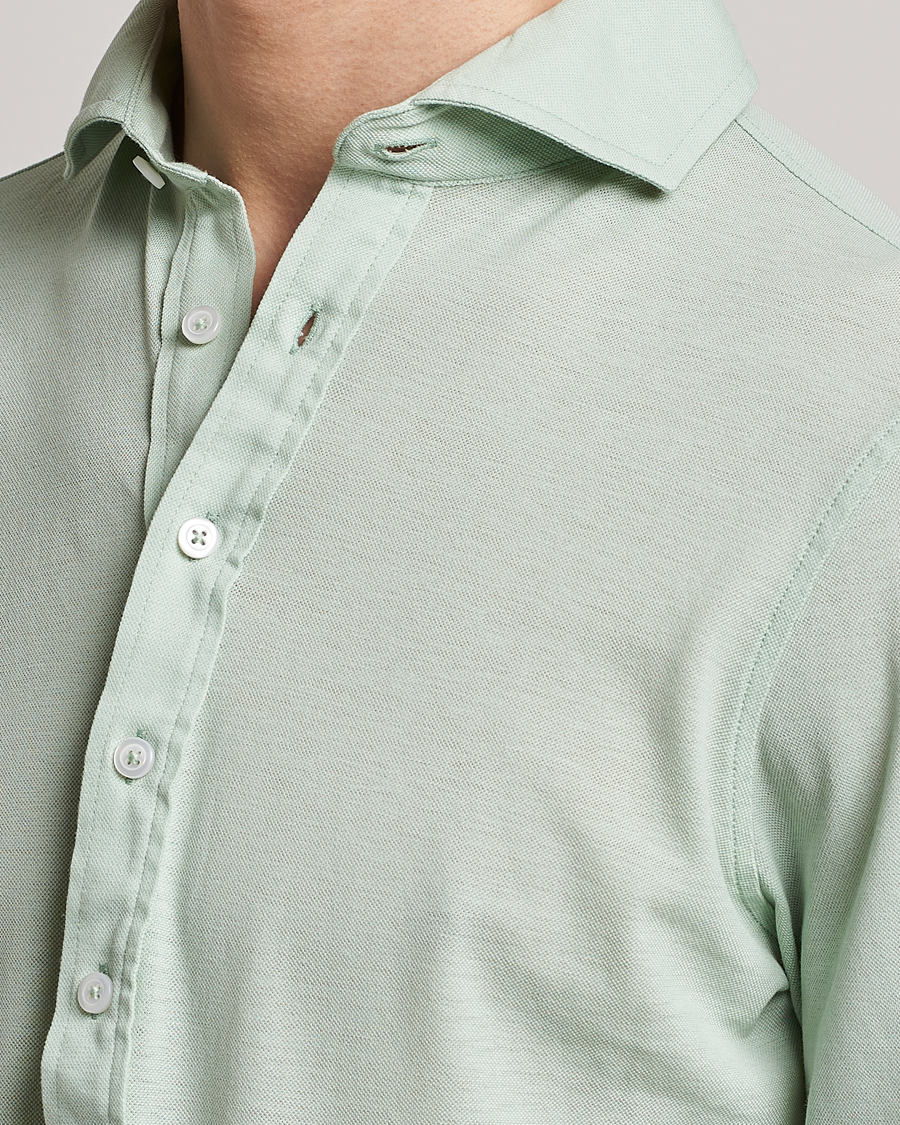 Homme | Chemises | Gran Sasso | Popover Shirt Light Green