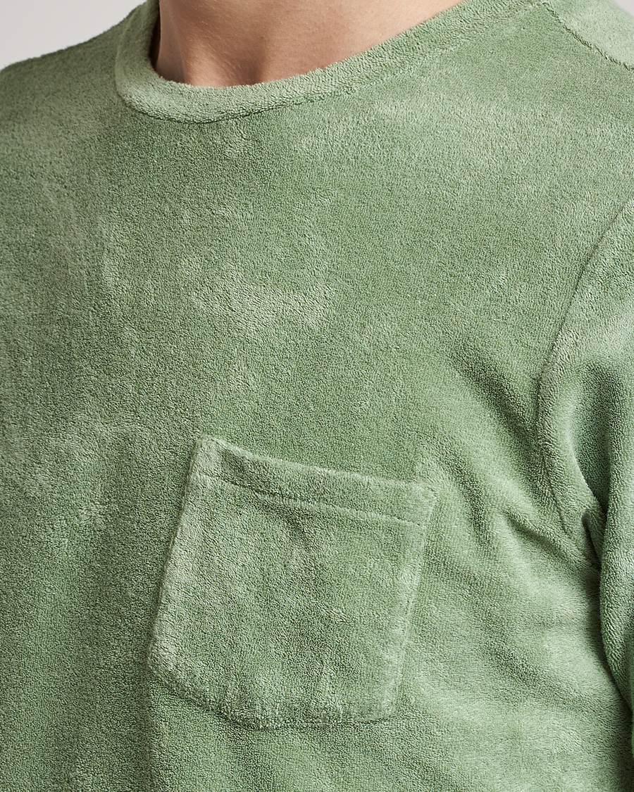 Homme | T-shirts | Gran Sasso | Cotton Terry Tee Green