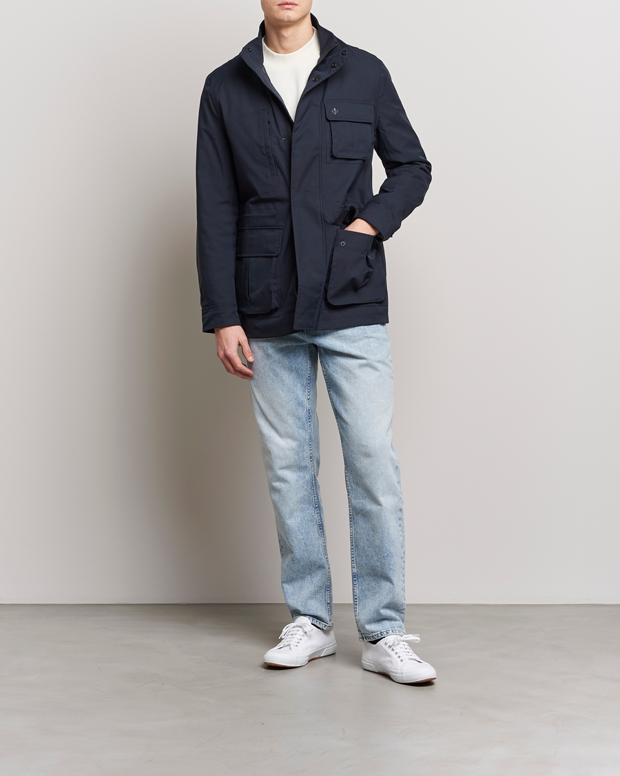 Homme | Manteaux Et Vestes | Morris | Alton Softshell Field Jacket Old Blue