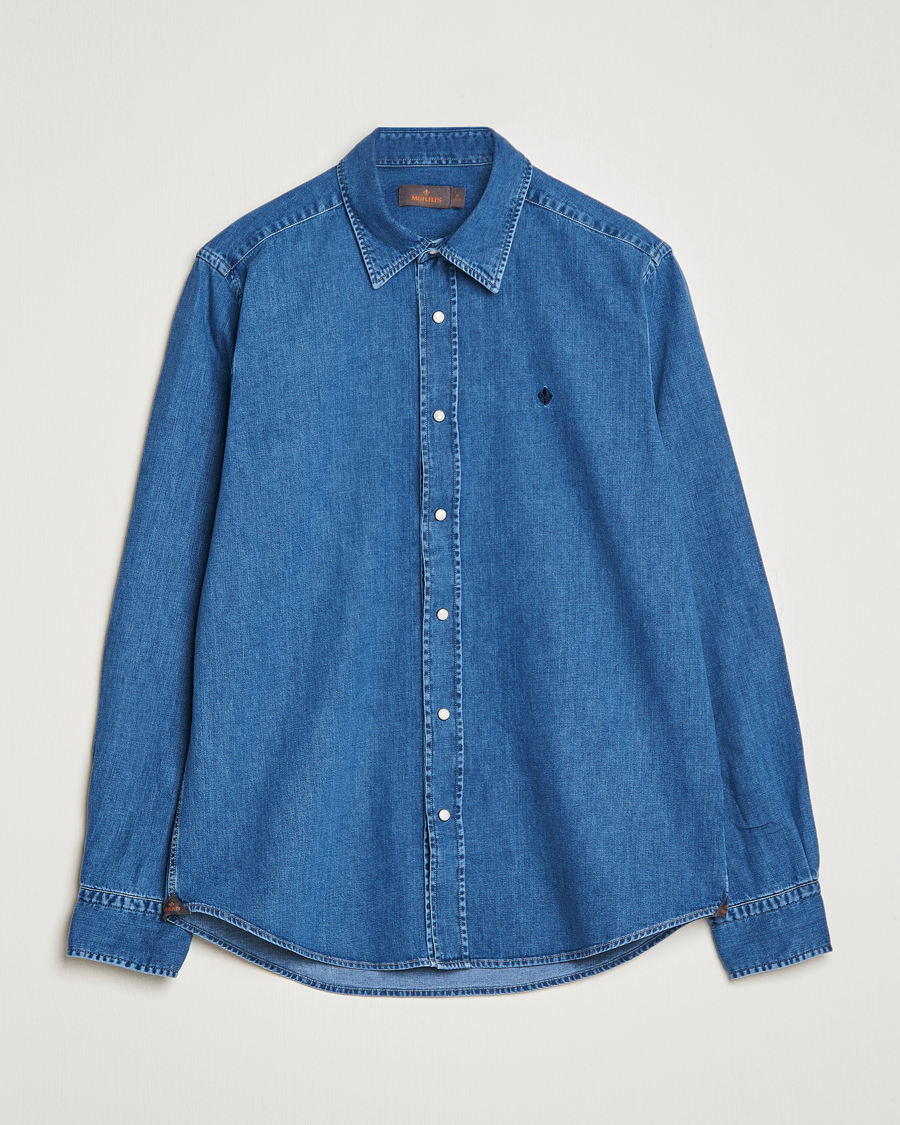 Homme | Chemises | Morris | William Denim Shirt Medium Blue