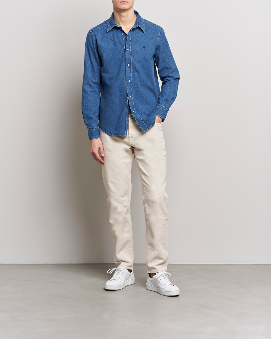 Homme | Chemises | Morris | William Denim Shirt Medium Blue