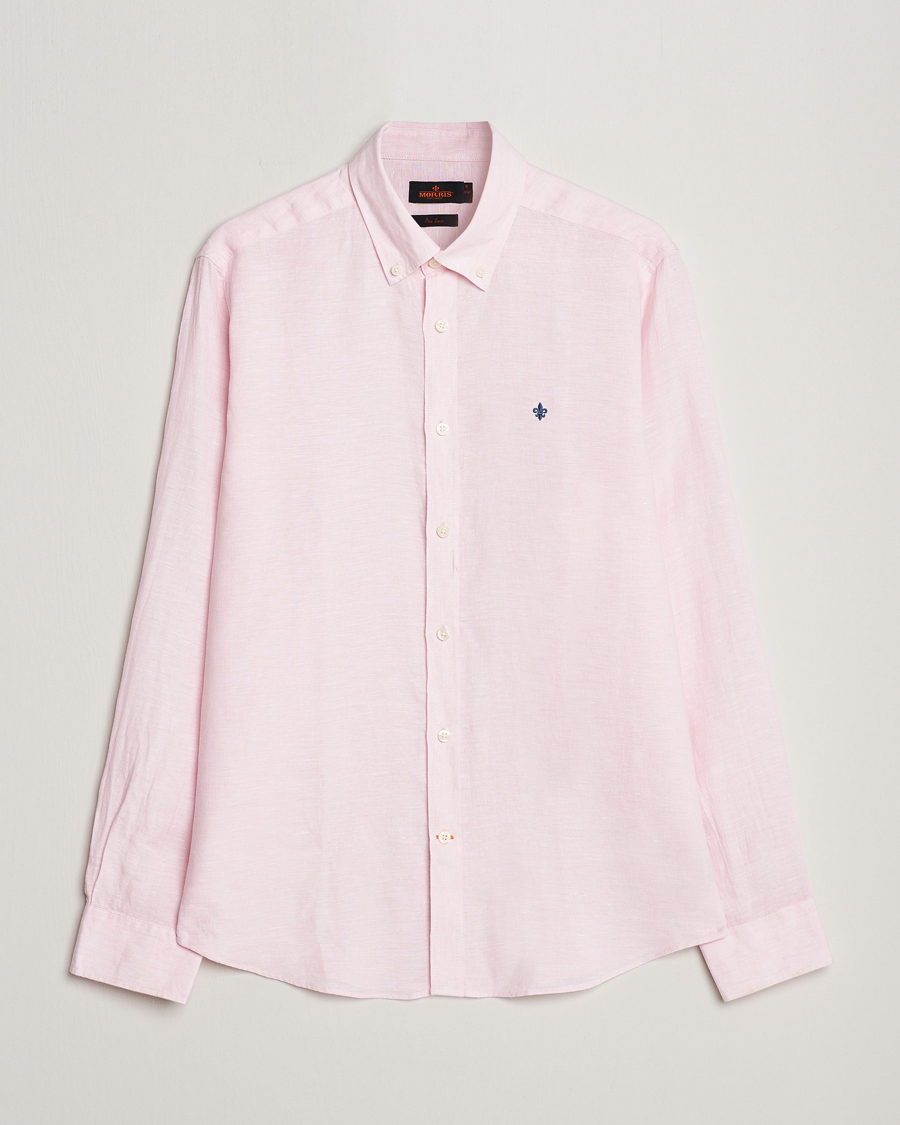 Homme | Chemises | Morris | Douglas Linen Button Down Shirt Pink