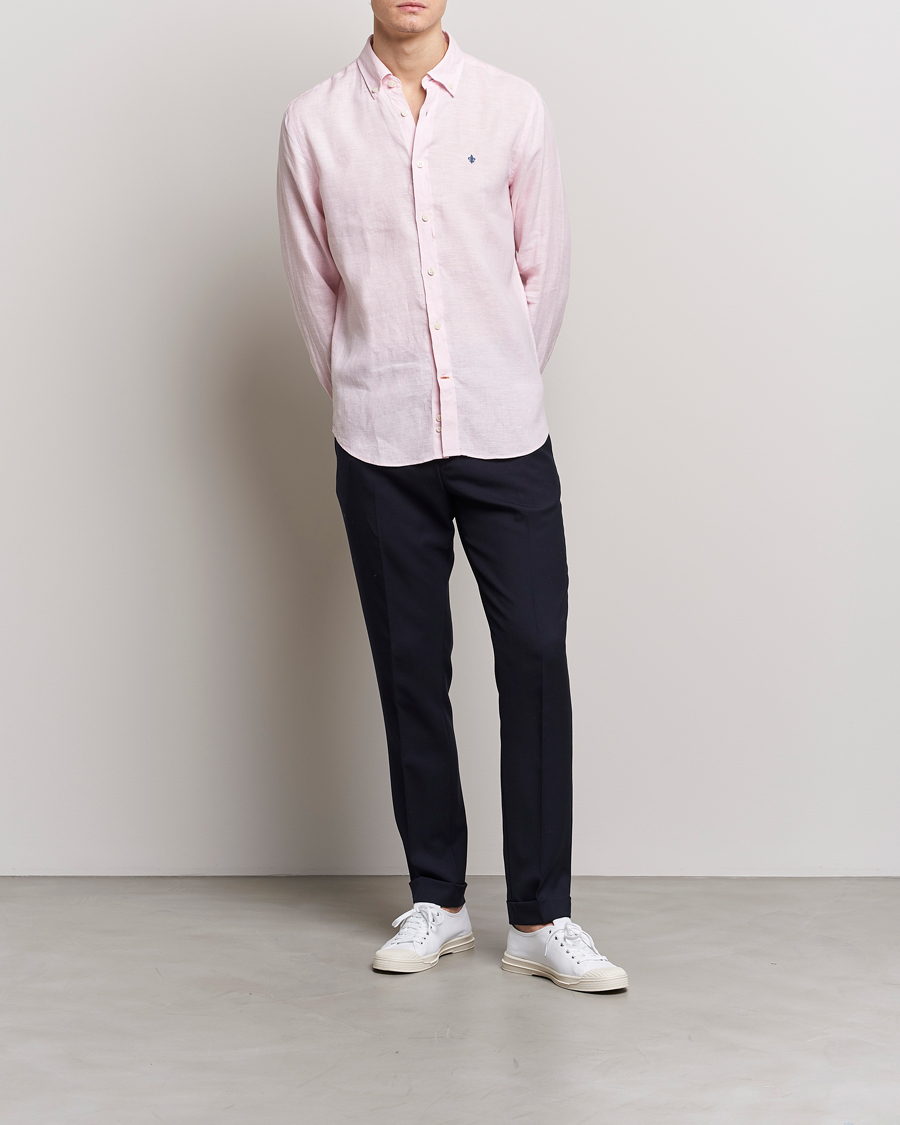 Homme | Chemises | Morris | Douglas Linen Button Down Shirt Pink