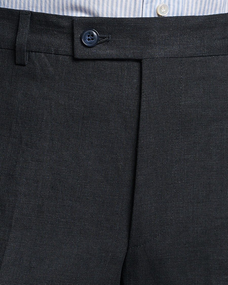 Homme | Pantalons | Morris | Bobby Linen Suit Trousers Navy
