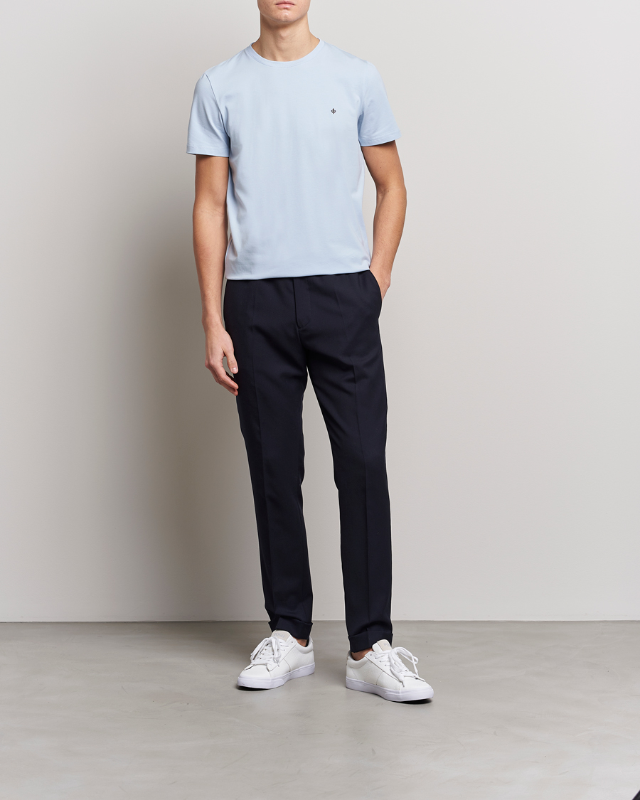 Homme | T-shirts | Morris | James Cotton T-Shirt Light Blue
