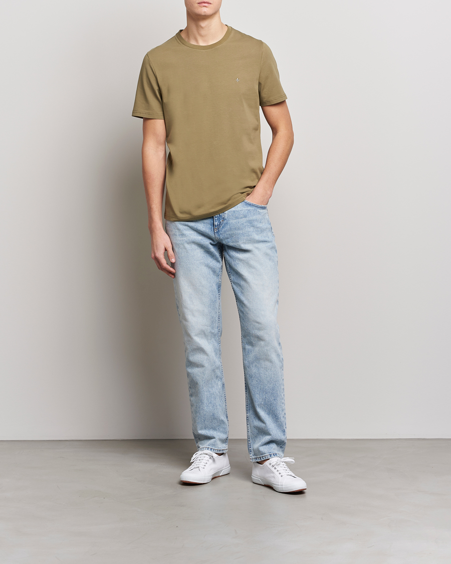 Homme | T-shirts | Morris | James Cotton T-Shirt Olive