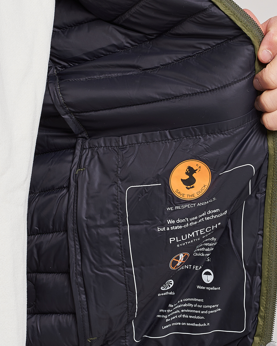 Homme | Gilets | Save The Duck | Adamus Lightweight Padded Vest Dusty Olive