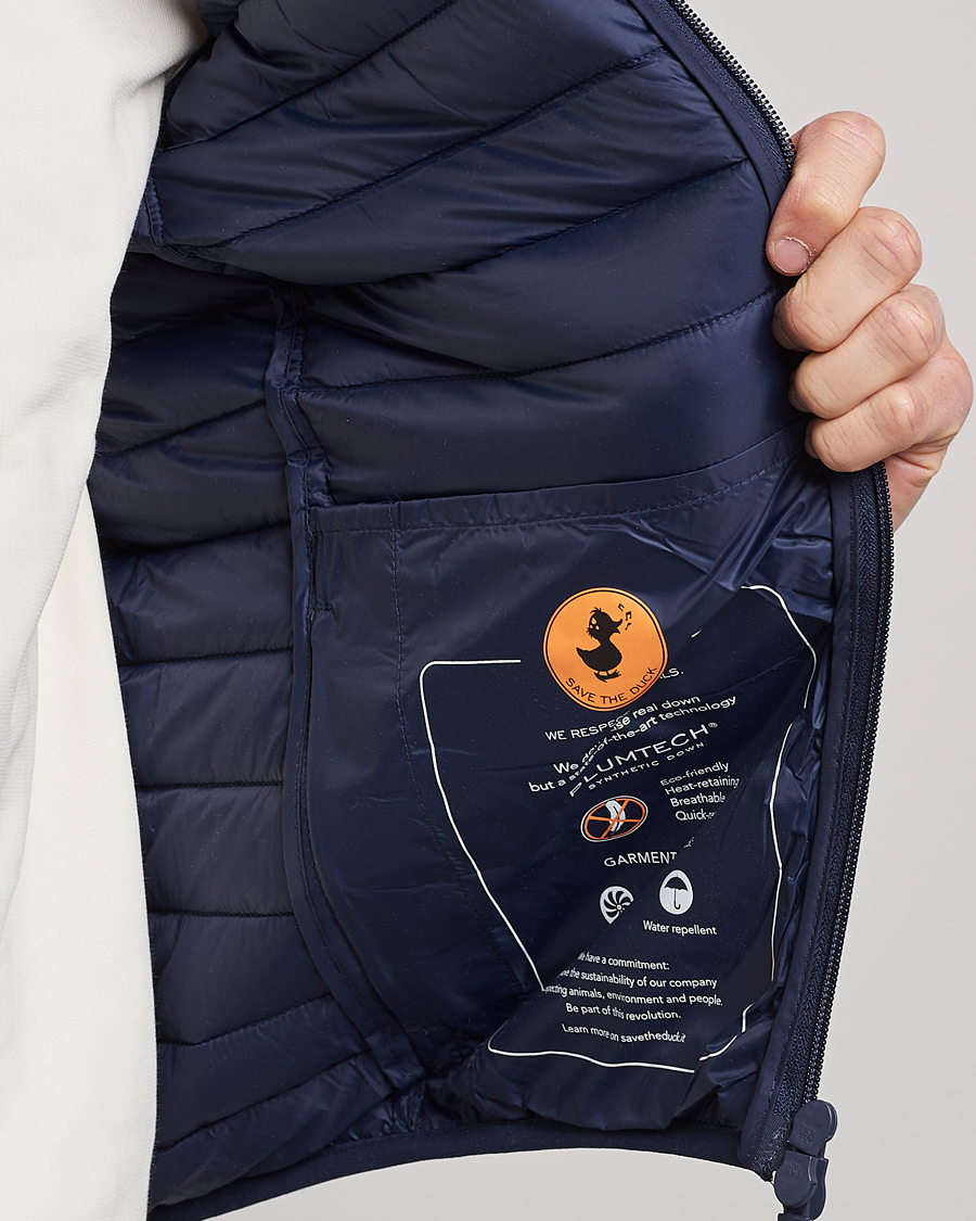 Homme | Gilets | Save The Duck | Leonard Lightweight Matt Padded Vest Navy Blue
