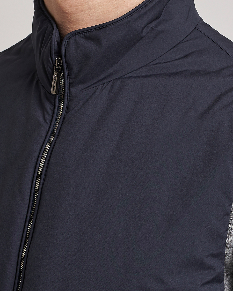 Homme | Manteaux Et Vestes | MooRER | Senio Padded Vest Navy