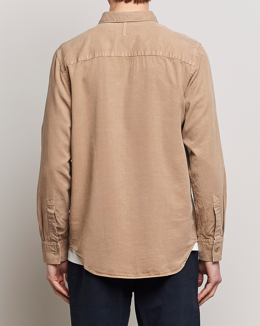 Homme | Chemises | NN07 | Cohen Tencel Shirt Greige
