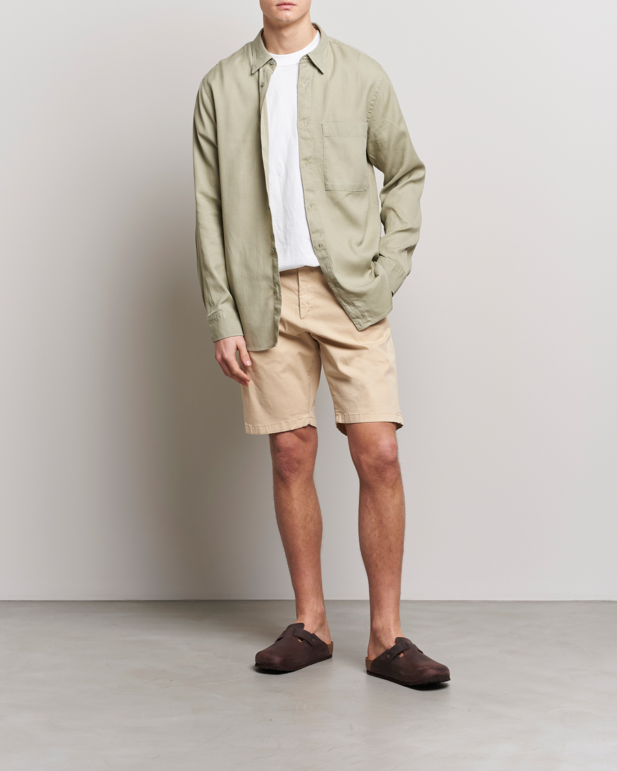 Homme | Chemises | NN07 | Cohen Summer Cord Shirt Pale Green